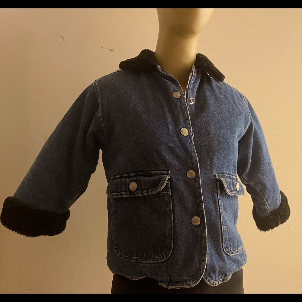 Cherokee Girls Coat Denim Jean Jacket